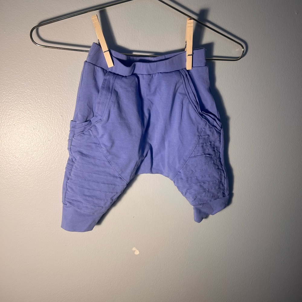 Purple posh kids shorts